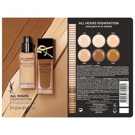 ysl all hours luminous natural matte foundation